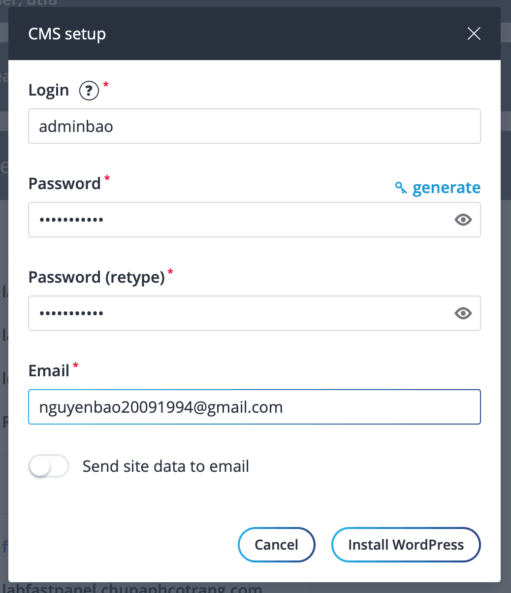 Hướng dẫn cài đặt WordPress lên FASTPANEL 10 Screen Shot 2020 09 23 at 3.49.41 PM