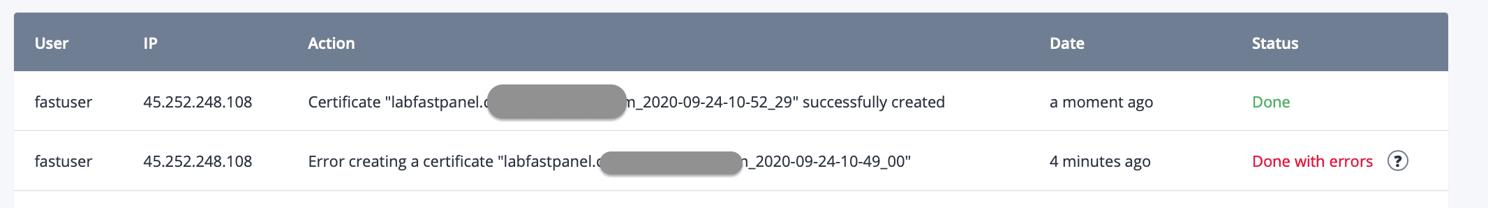 Hướng dẫn cài đặt SSL Let’s Encrypt cho website trên FASTPANEL 10 Screen Shot 2020 09 24 at 10.53.31 AM