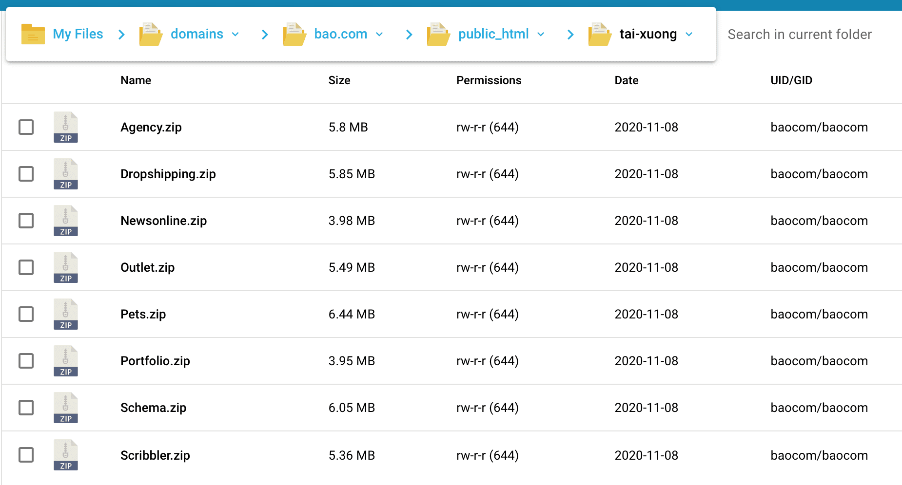 Cho phép hiển thị danh sách file trong thư mục website trên DirectAdmin 5 Screen Shot 2020 11 08 at 10.27.19 PM