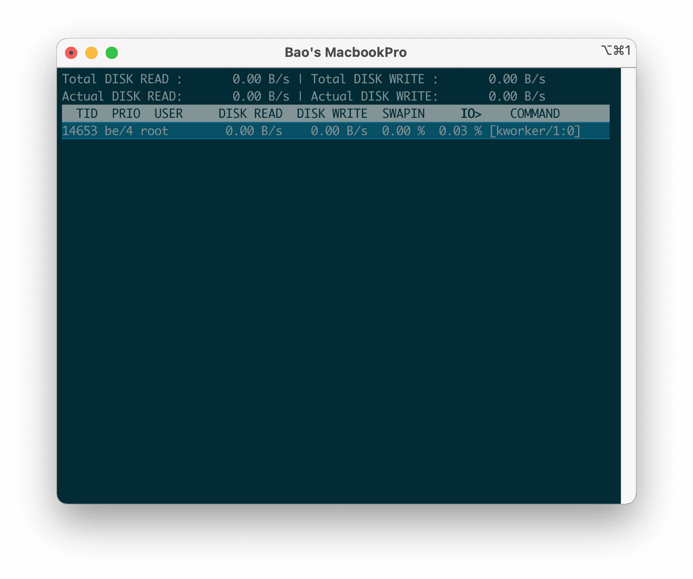 iotop – Giám sát I/O trên Linux 6 iotop