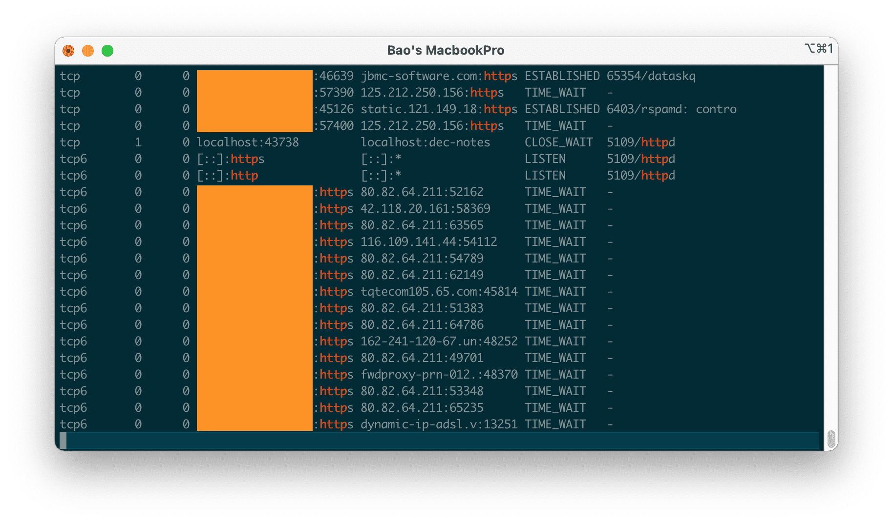 20 lệnh Netstat để quản lý mạng Linux 20 Screen Shot 2020 12 30 at 1.36.46 PM 1