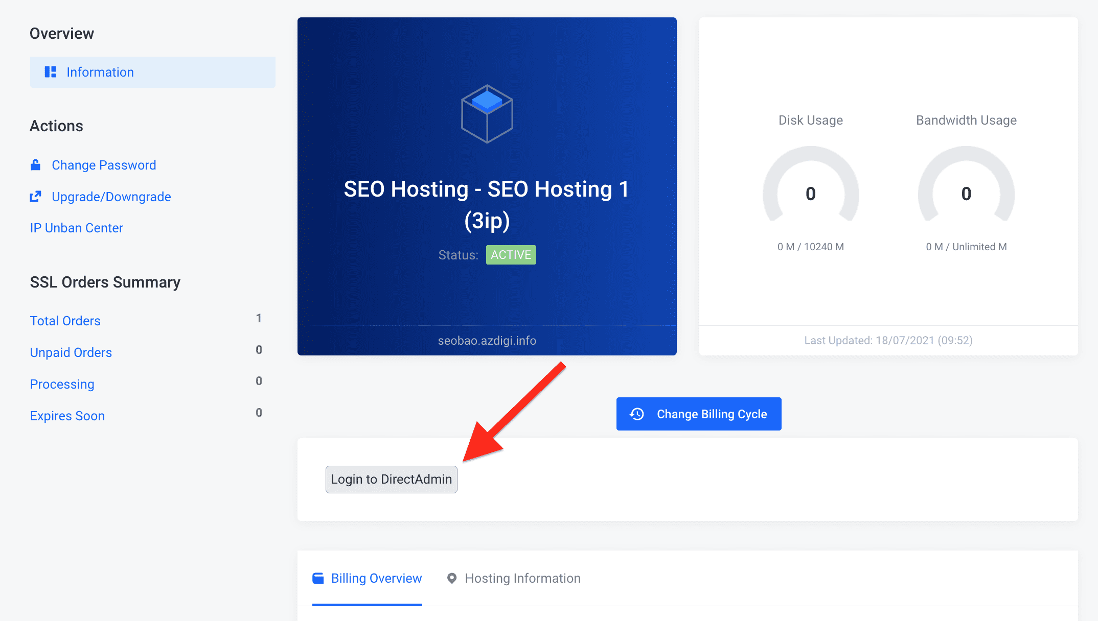 Hướng dẫn thay đổi IP website trên gói SEO Hosting 2 Screen Shot 2021 07 18 at 5.34.45 PM
