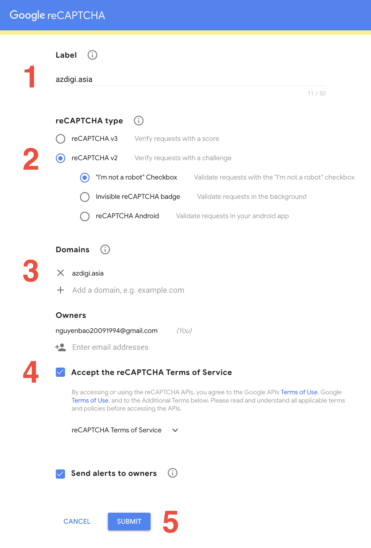 Cài đặt sử dụng reCAPTCHA trên WordPress 3 Cài đặt sử dụng reCAPTCHA trên WordPress.