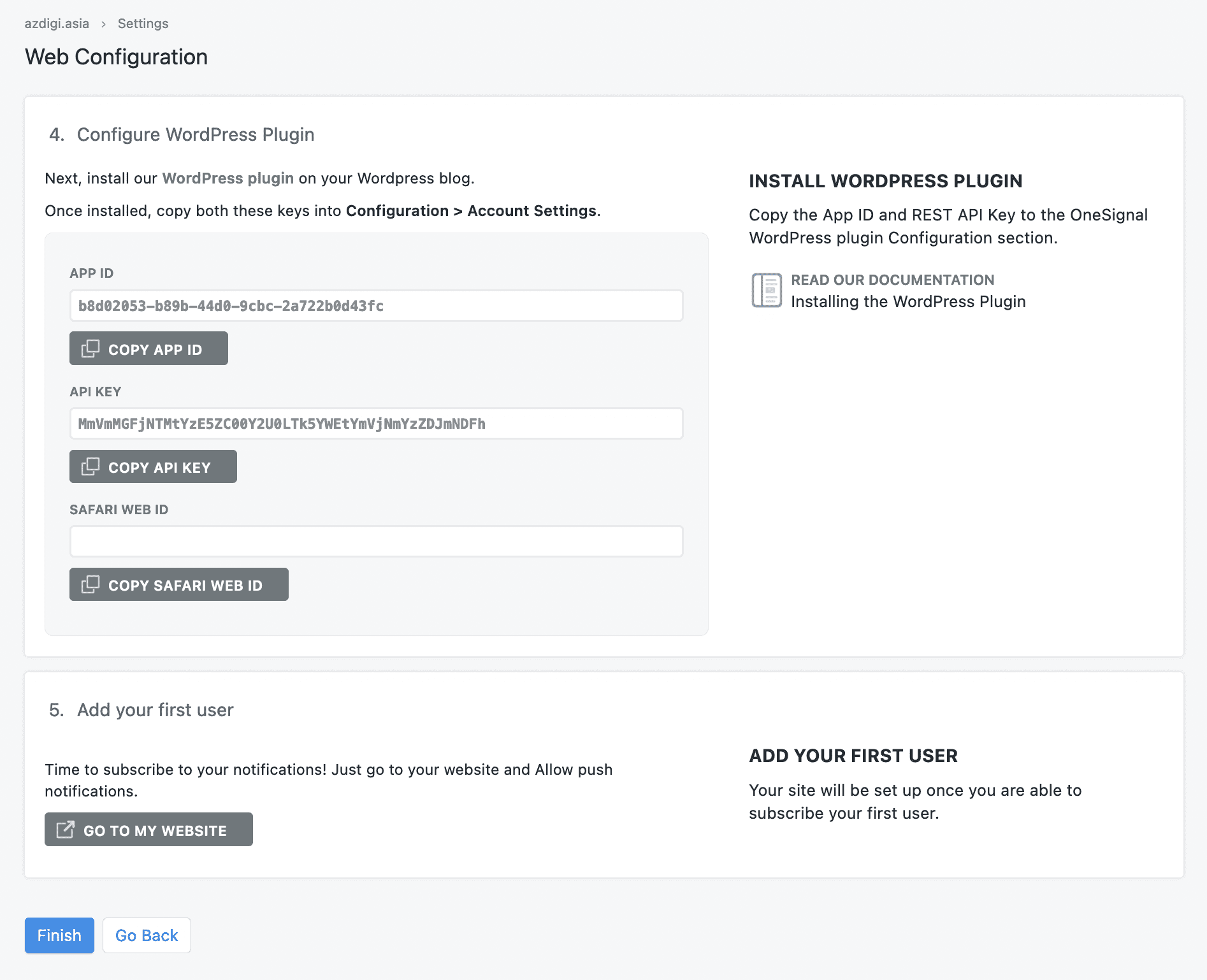 Hướng dẫn tạo thông báo đẩy cho WordPress 10 Screen Shot 2022 05 19 at 23.47.52