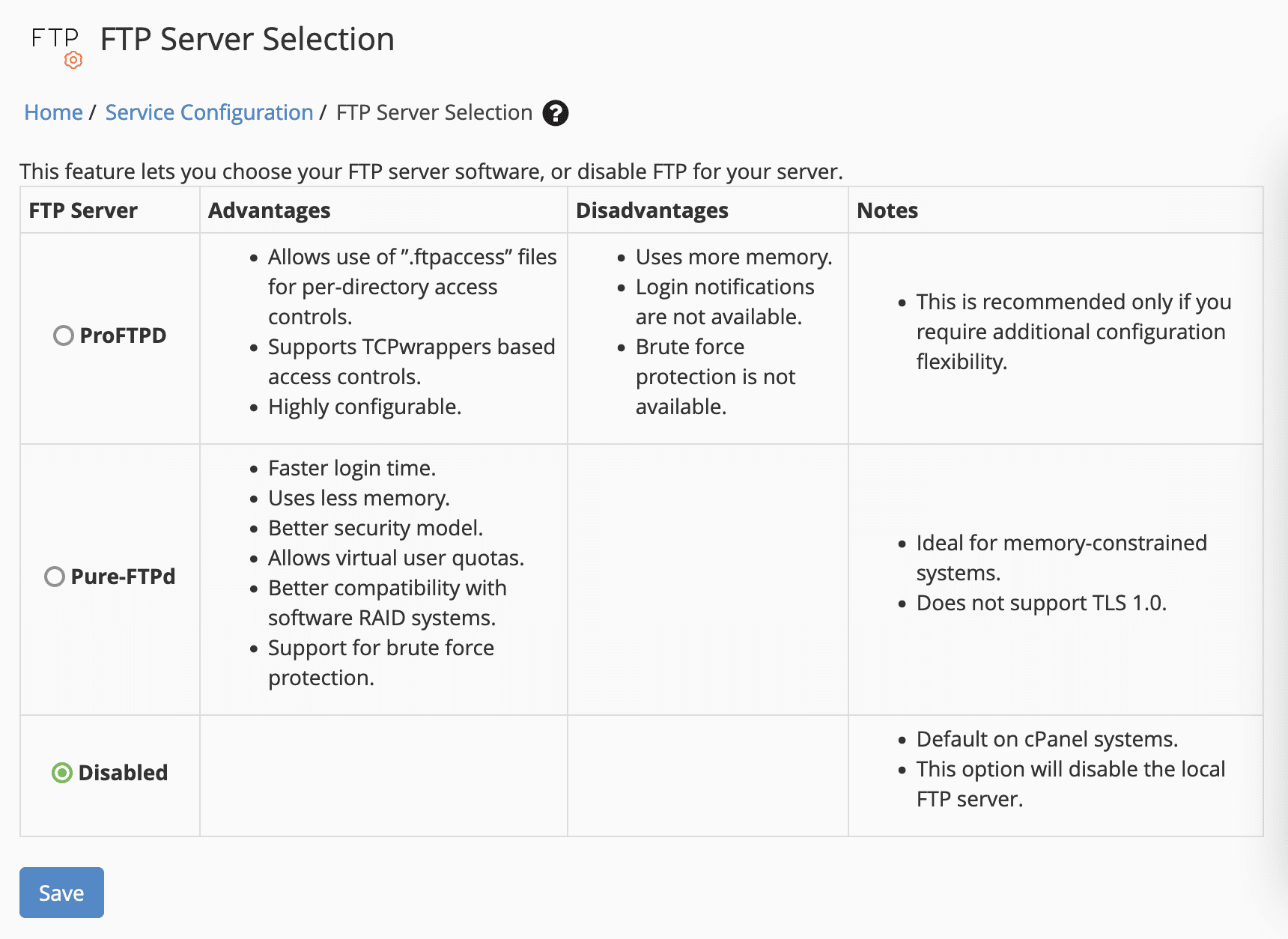 Cài đặt FTP Server trên cPanel 4 Cài đặt FTP Server trên cPanel
