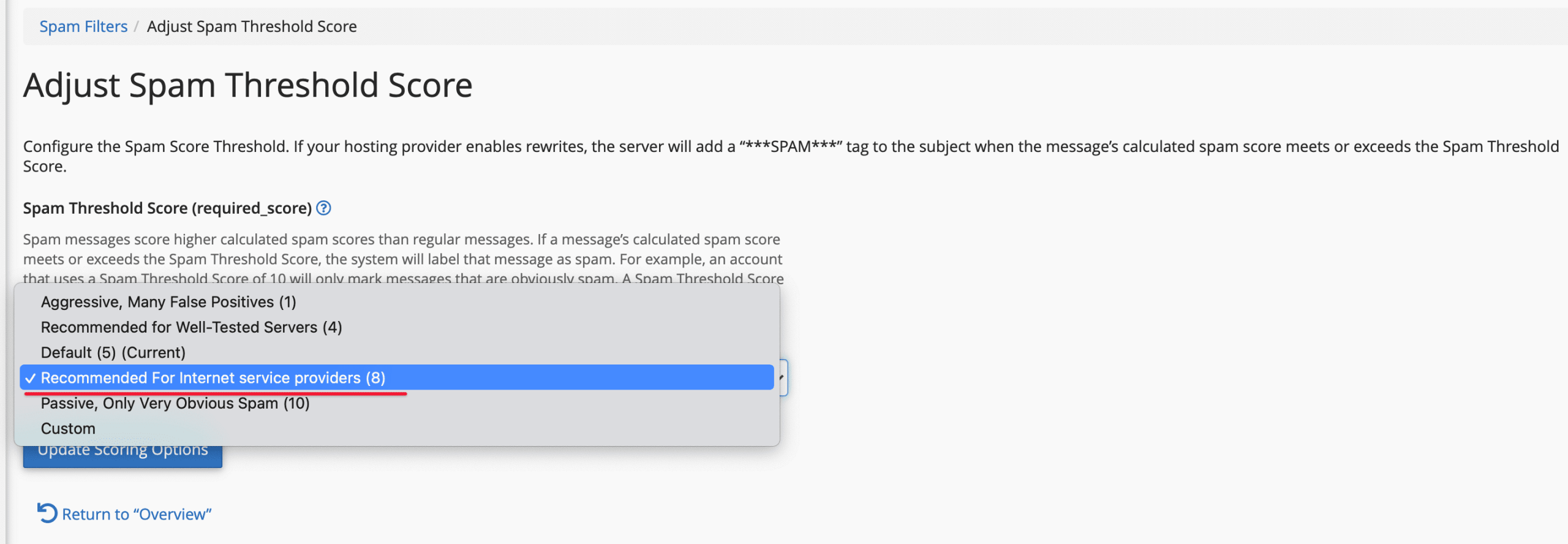 Hướng dẫn sử dụng Spam Filters trong cPanel 7 Screenshot 2020 11 09 at 19.24.01@2x scaled