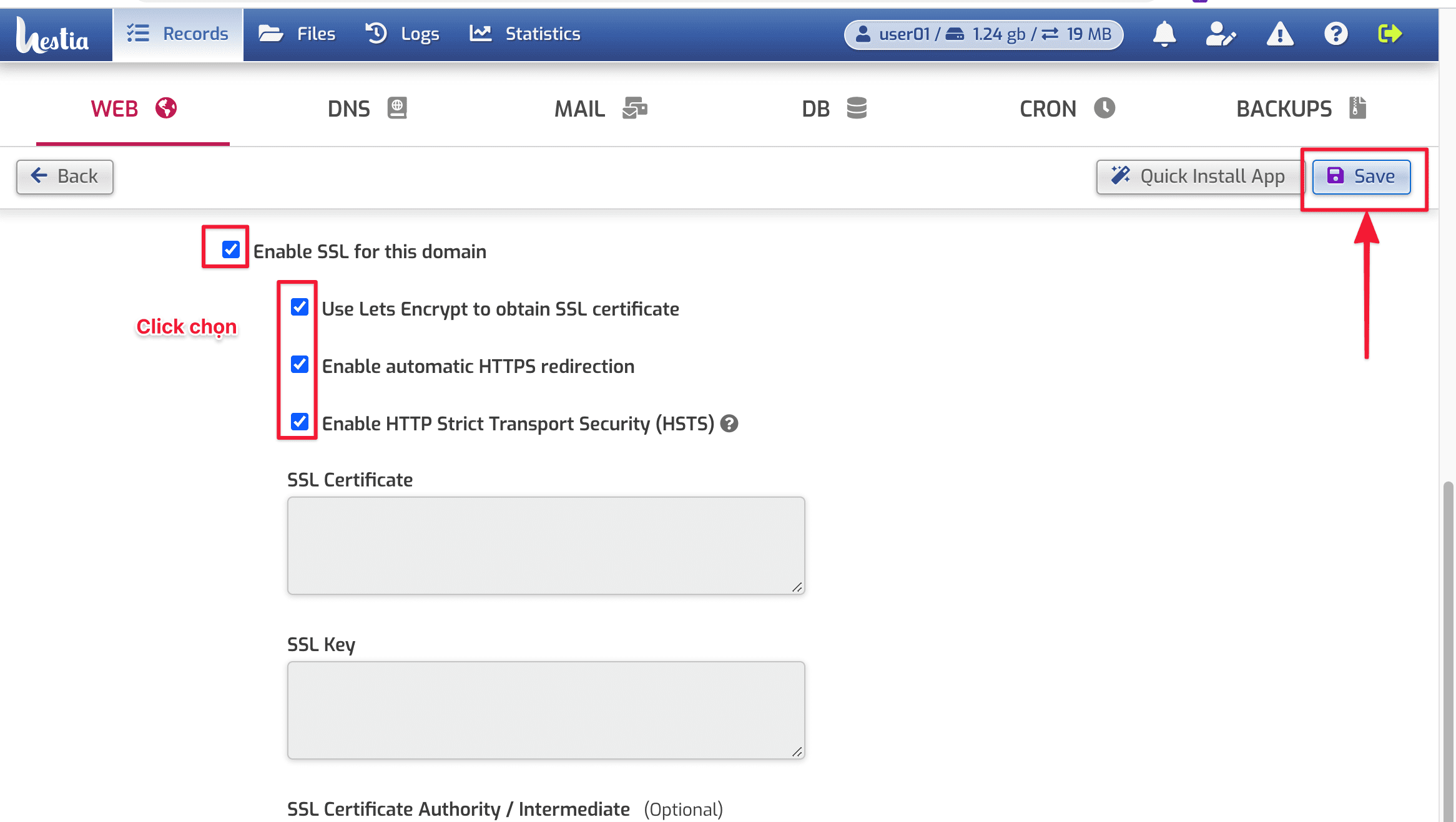 Hướng dẫn cài SSL trên HestiaCP 5 cài SSL trên HestiaCP
