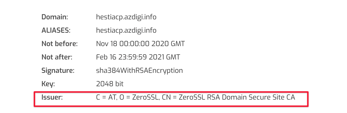 Hướng dẫn cài SSL trên HestiaCP 9 Screenshot 2020 11 18 at