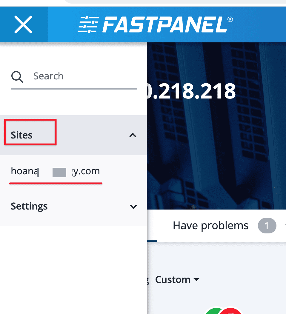 cấu hình SSL FASTPANEL