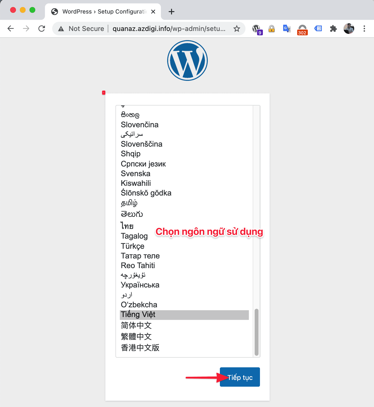 Hướng dẫn cài đặt WordPress lên Centmin Mod 6 cài đặt WordPress lên Centmin Mod