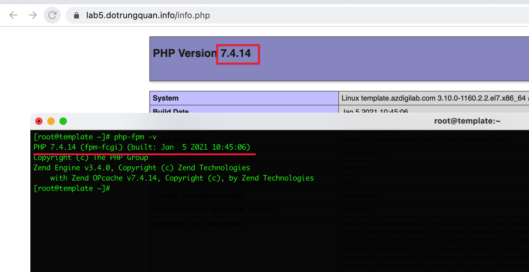 Hướng dẫn nâng cấp phiên bản PHP-FPM trên CentOS 7 (Upgrade PHP-FPM) 5 nâng cấp phiên bản PHP-FPM trên CentOS 7