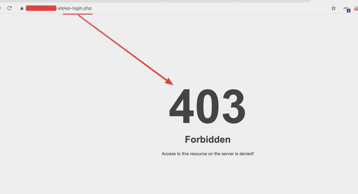Hướng dẫn xử lý lỗi 403 khi vào admin WordPress (Forbidden) 1 Hướng dẫn xử lý lỗi 403 khi vào admin WordPress (Forbidden)