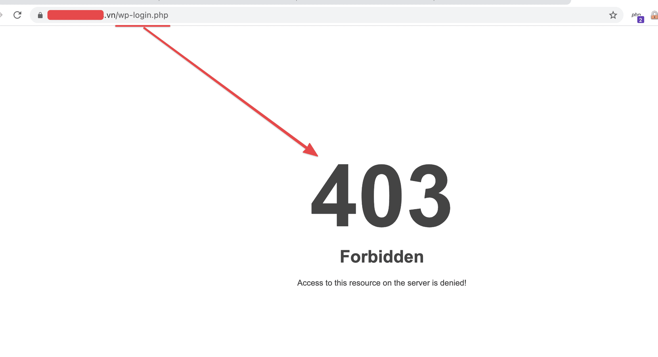 Hướng dẫn xử lý lỗi 403 khi vào admin WordPress (Forbidden) 2 xử lý lỗi 403 khi vào admin WordPress