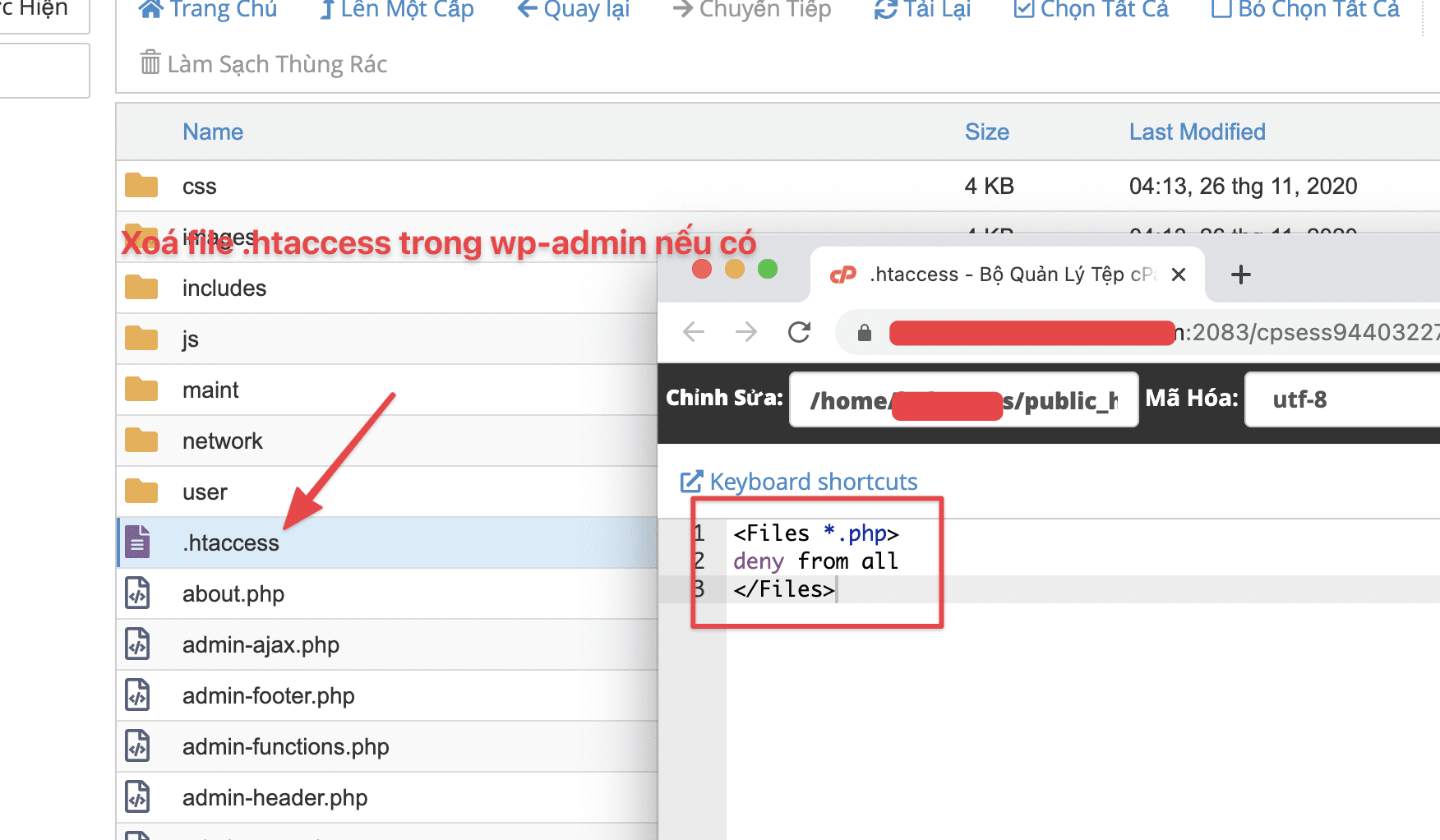 Hướng dẫn xử lý lỗi 403 khi vào admin WordPress (Forbidden) 7 Screenshot 2021 02 27 at