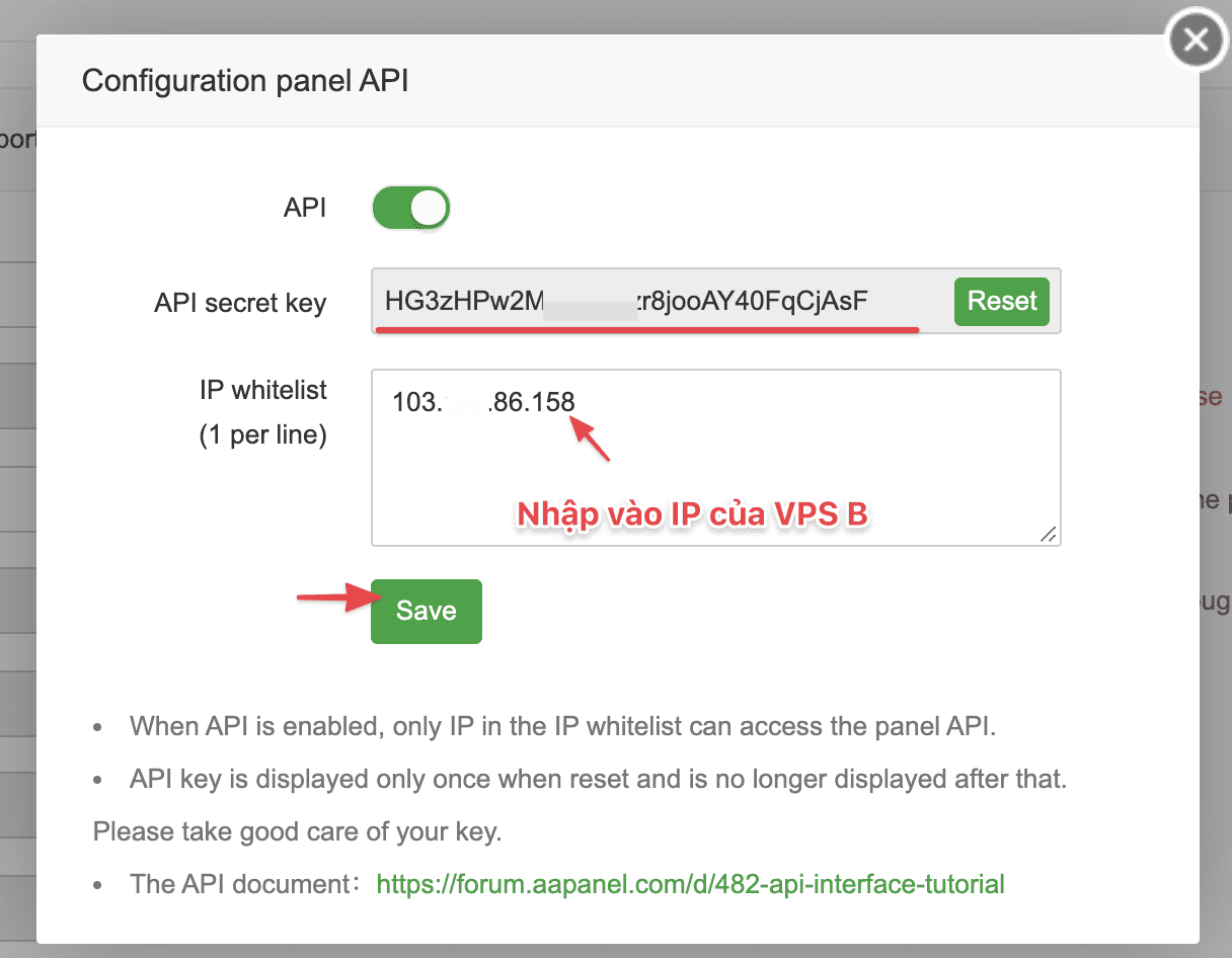Hướng dẫn Migrate dữ liệu trên AAPANEL 4 Hướng dẫn Migrate dữ liệu trên AAPANEL
