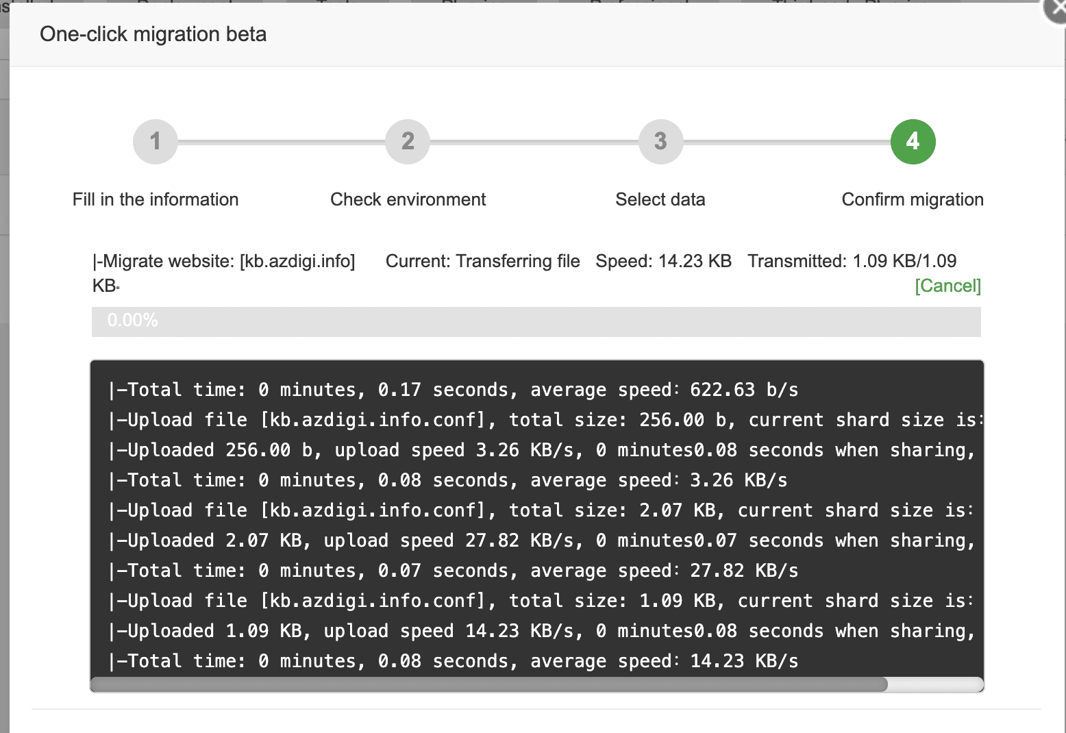 Hướng dẫn Migrate dữ liệu trên AAPANEL 9 Screenshot 2021 05 23 at 15.40.44