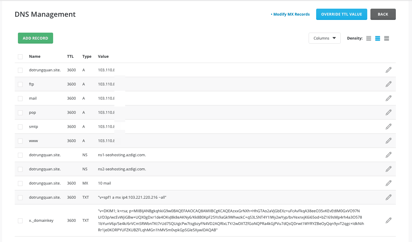 Hướng dẫn quản lý DNS Domain trên SEO Hosting AZDIGI 3 Screenshot 2021 08 03 at 13.55.54