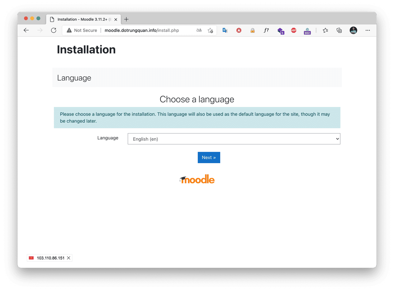 Hướng dẫn cài đặt Moodle trên AAPANEL 8 Screenshot 2021 09 12 at 13.49.26 1