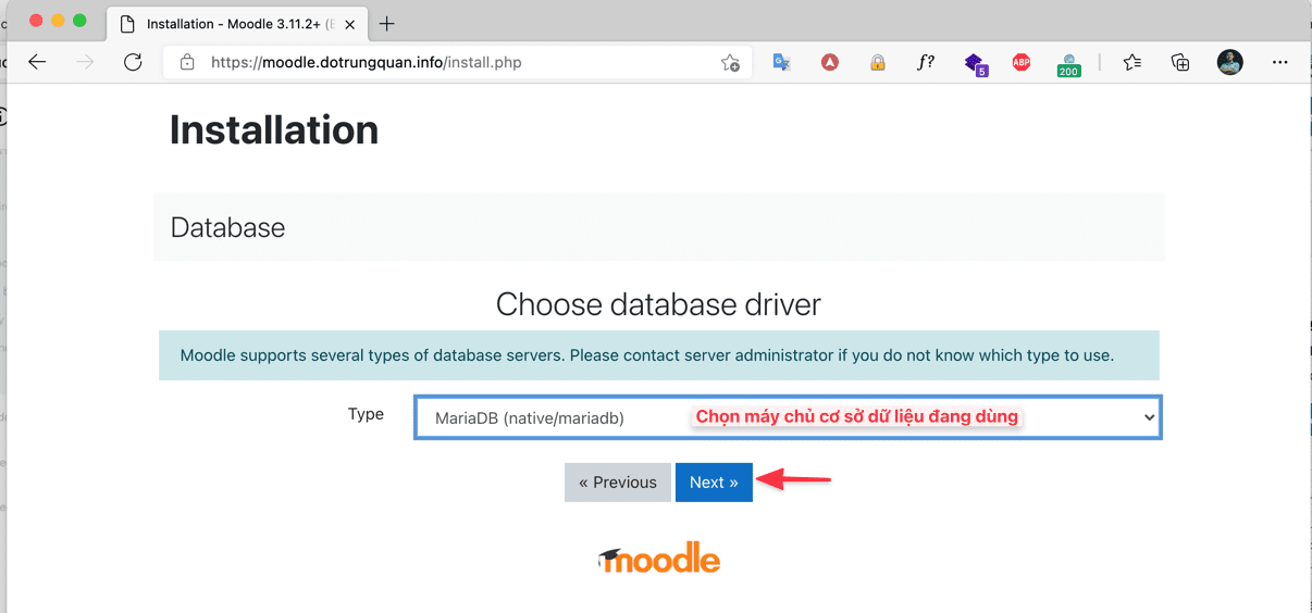 Hướng dẫn cài đặt Moodle trên AAPANEL 11 Screenshot 2021 09 12 at 13.52.17