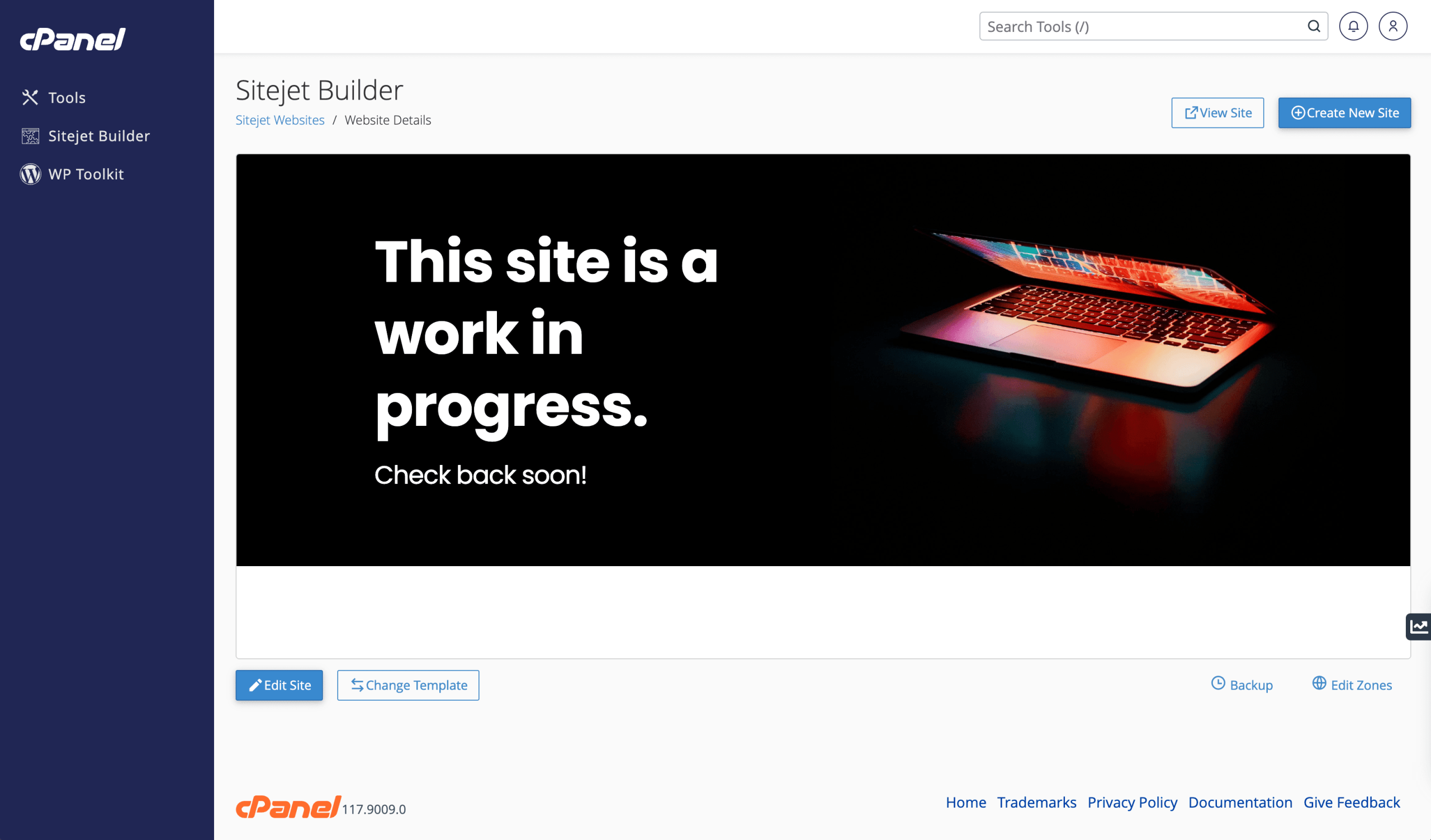 Sitejet Builder trình tạo trang web trực tuyến trên cPanel 2 Sitejet Builder trình tạo trang web trực tuyến trên cPanel