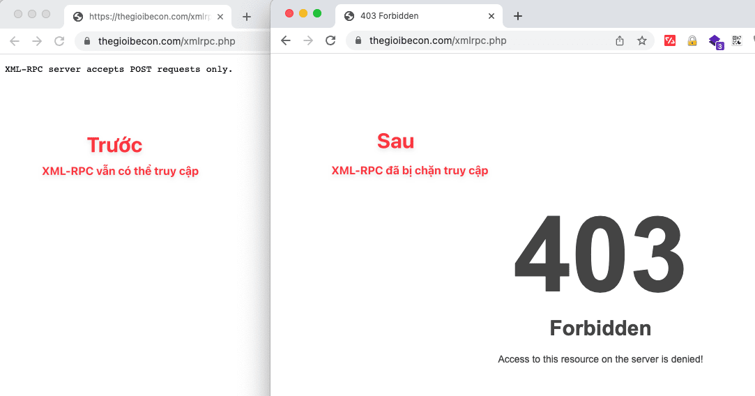 Hướng dẫn vô hiệu hóa XML-RPC trên WordPress 6 XML-RPC