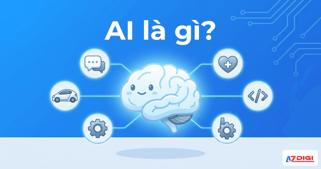 AI là gì? Phân loại, cách hoạt động và 10 ứng dụng thực tế 1 AI là gì - Trí tuệ nhân tạo phân loại và ứng dụng