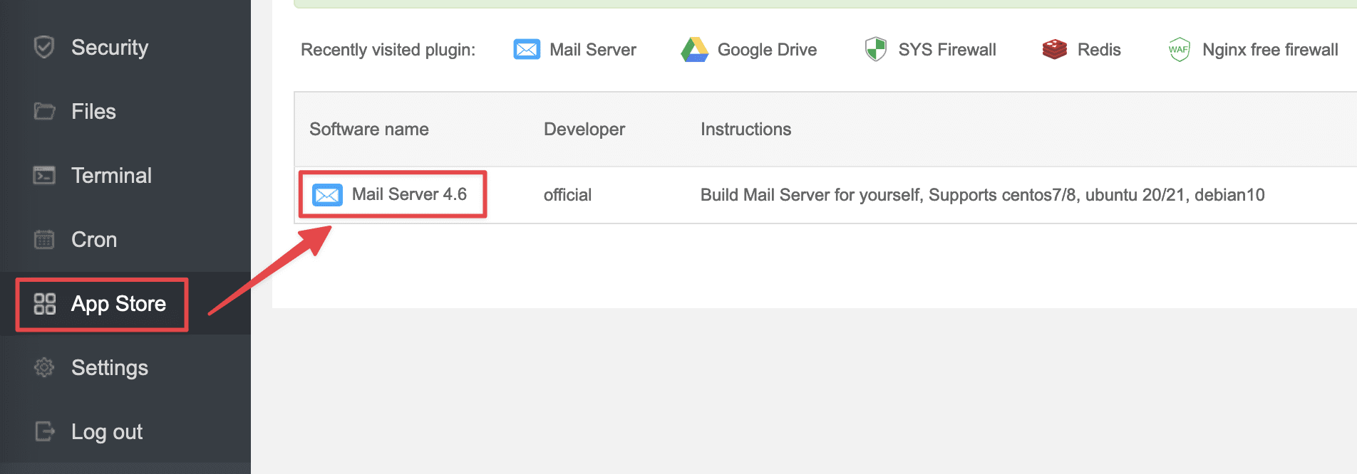 Hướng dẫn cấu hình mail Relay trên AAPANEL 3 anh 116