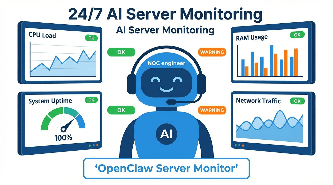 Biến OpenClaw thành NOC Engineer – Giám sát server 24/7 bằng AI 2 OpenClaw giám sát server 24/7 như NOC Engineer