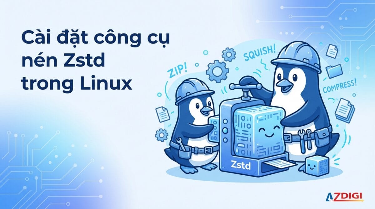 Cài đặt công cụ nén Zstd trong Linux 1 Cài đặt công cụ nén Zstd trong Linux