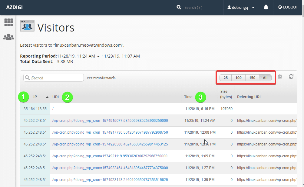 Hướng dẫn kiểm tra Visitors trên cPanel 4 chrome kNd2lhoCXC