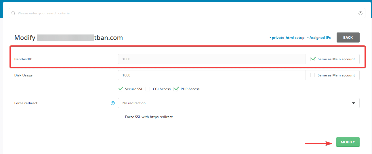 Hướng dẫn xử lý “Either the domain has been overused, or the reseller ran out of resources” DirectAdmin 4 chrome y1umK6Dfpw