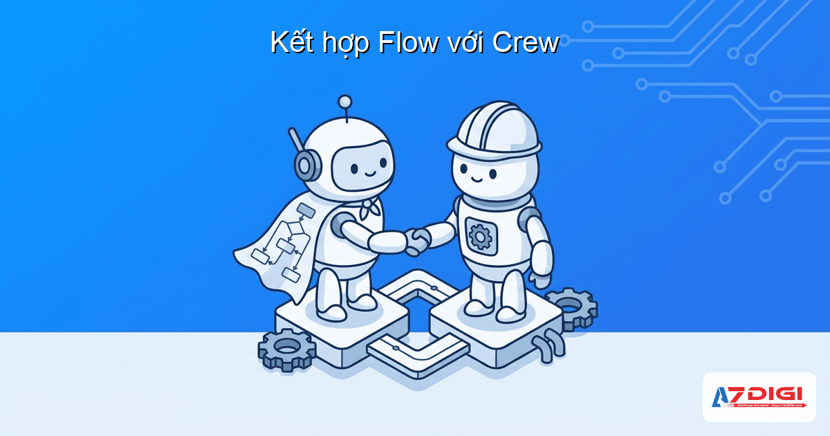 Flow trong CrewAI: xây dựng workflow phức tạp theo sự kiện 6 Kết hợp Flow với Crew