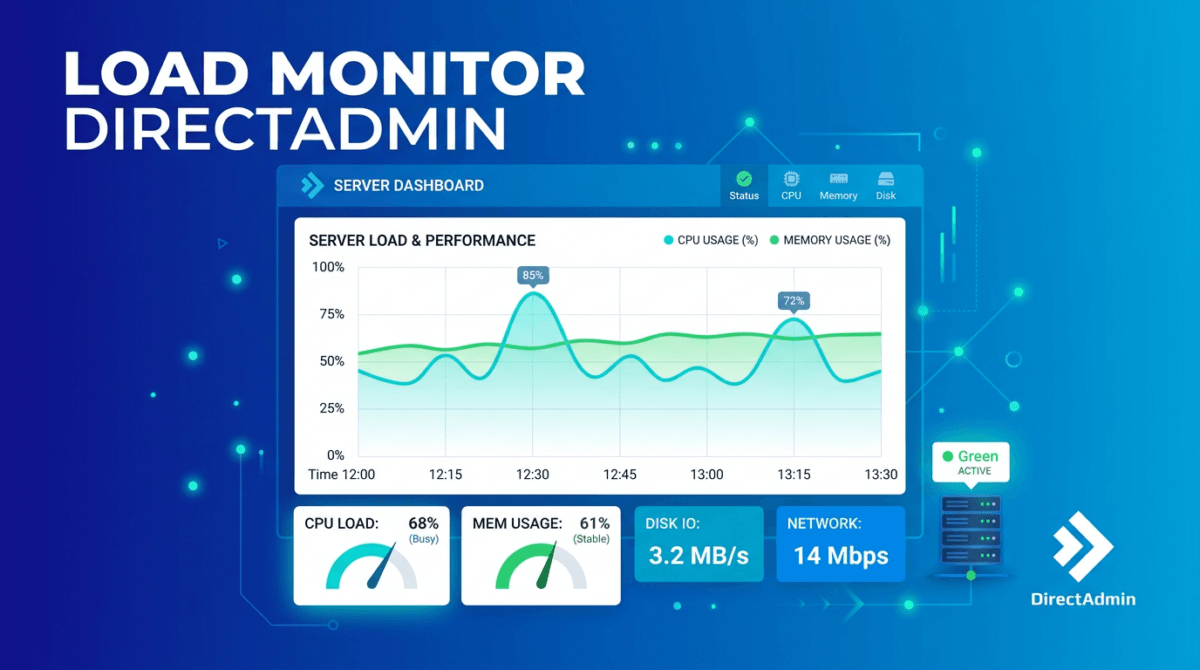 Theo dõi máy chủ DirectAdmin với Load Monitor 1 Theo dõi máy chủ DirectAdmin với Load Monitor