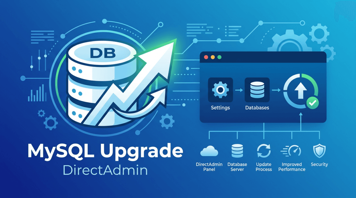 Nâng cấp MySQL trên DirectAdmin với CustomBuild 2.0 1 Nâng cấp MySQL trên DirectAdmin với CustomBuild 2.0