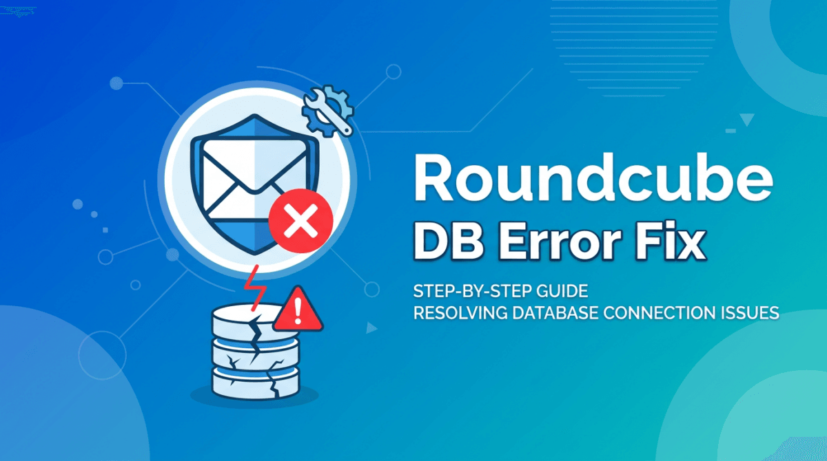Hướng dẫn xử lý lỗi Roundcube Database Error trên DirectAdmin 1 Hướng dẫn xử lý lỗi Roundcube Database Error trên DirectAdmin