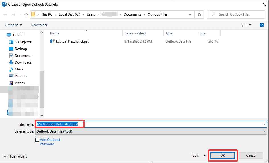 Hướng dẫn xoá tài khoản Email trên Outlook 7 deleteout6