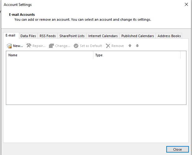 Hướng dẫn xoá tài khoản Email trên Outlook 10 deleteout9