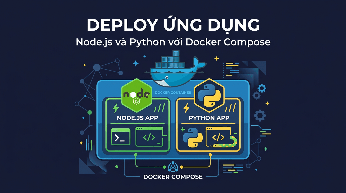 Deploy ứng dụng Node.js / Python với Docker Compose 1 Deploy Node.js và Python với Docker