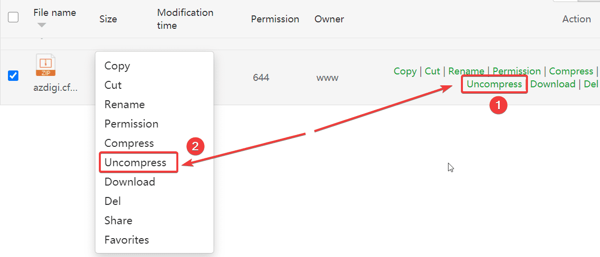 Hướng dẫn sử dụng File Manager trên aaPanel 13 fileaaPanel11