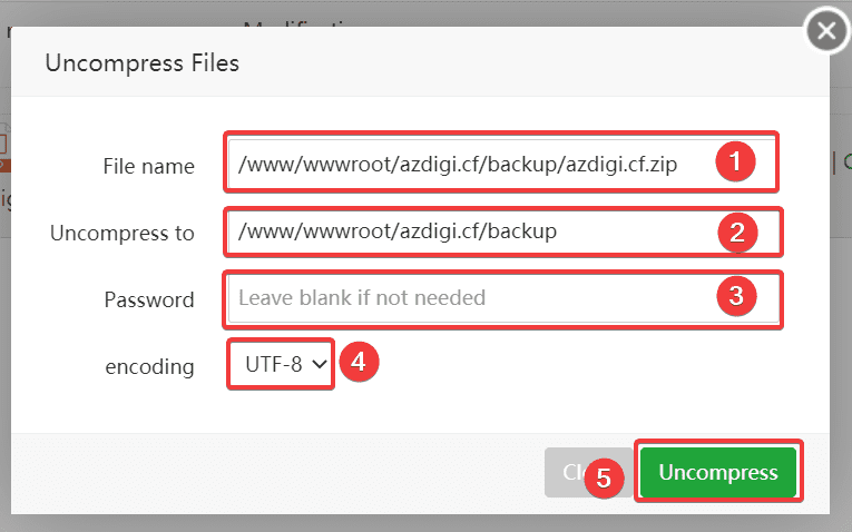 Hướng dẫn sử dụng File Manager trên aaPanel 14 fileaaPanel12