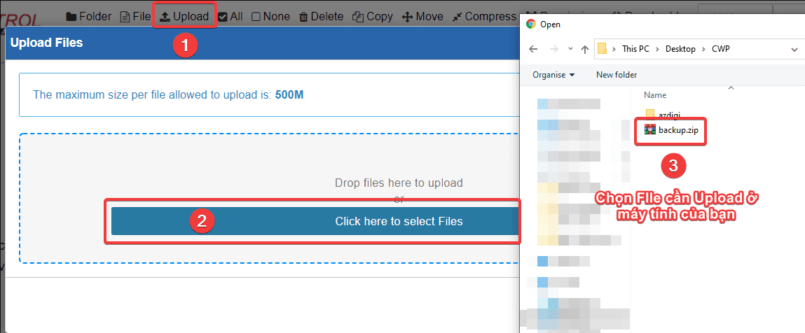 Hướng dẫn sử dụng File Manager trên Centos Web Panel (CWP) 11 Hướng dẫn sử dụng File Manager trên Centos Web Panel