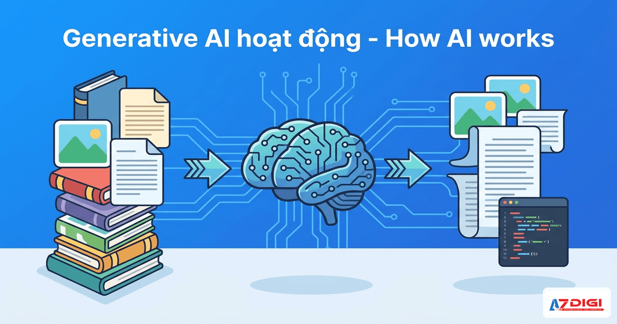 Generative AI: công nghệ đứng sau ChatGPT, Gemini và làn sóng AI tạo sinh 2 Cách thức hoạt động của Generative AI