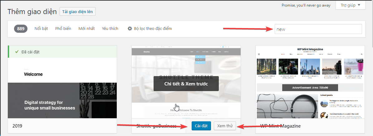 Hướng dẫn cài Themes lên website WordPress 3 hướng dẫn cài theme lên wordpress