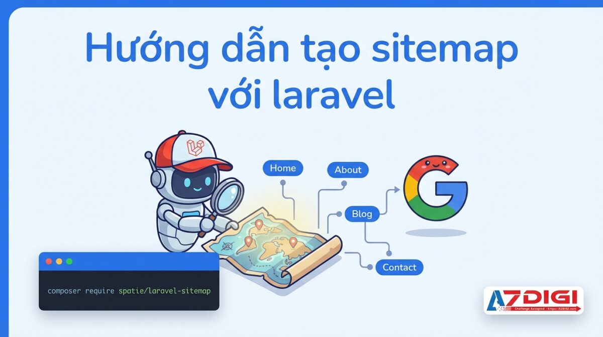 Hướng dẫn tạo sitemap với laravel 1 Hướng dẫn tạo sitemap với laravel
