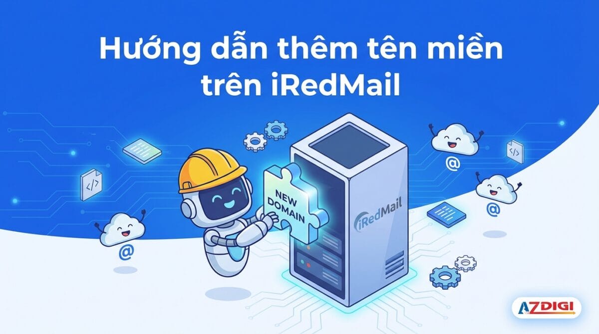 Hướng dẫn thêm tên miền trên iRedMail 1 Hướng dẫn thêm tên miền trên iRedMail