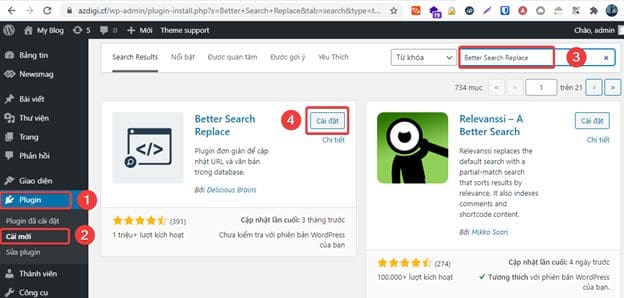 Hướng dẫn đổi tên miền website với Plugin Better Search Replace 4 image 149