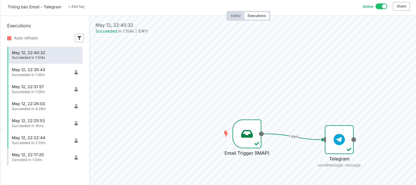 Thiết lập nhận Email qua Telegram với n8n 13 image 17 1