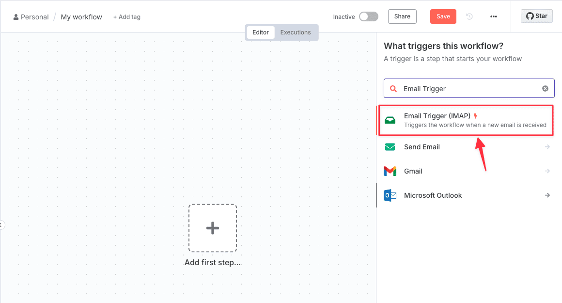 Thiết lập nhận Email qua Telegram với n8n 3 image 4 1