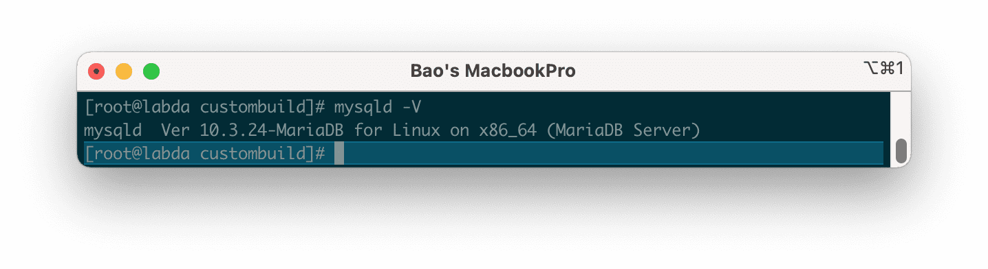 Nâng cấp phiên bản MariaDB trên DirectAdmin 2 Nâng cấp MariaDB trên DirectAdmin - Upgrade MariaDB DirectAdmin