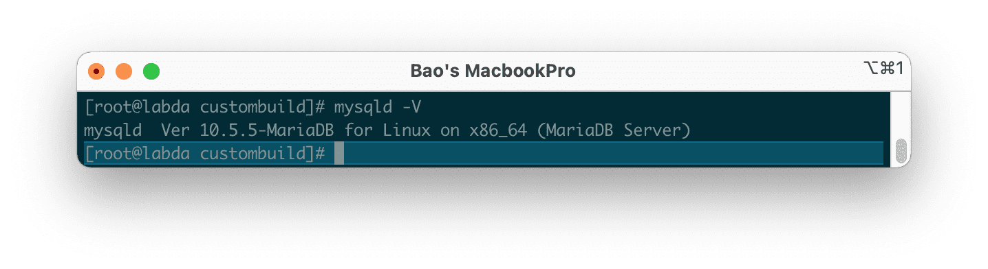Nâng cấp phiên bản MariaDB trên DirectAdmin 6 Nâng cấp MariaDB trên DirectAdmin - Upgrade MariaDB DirectAdmin